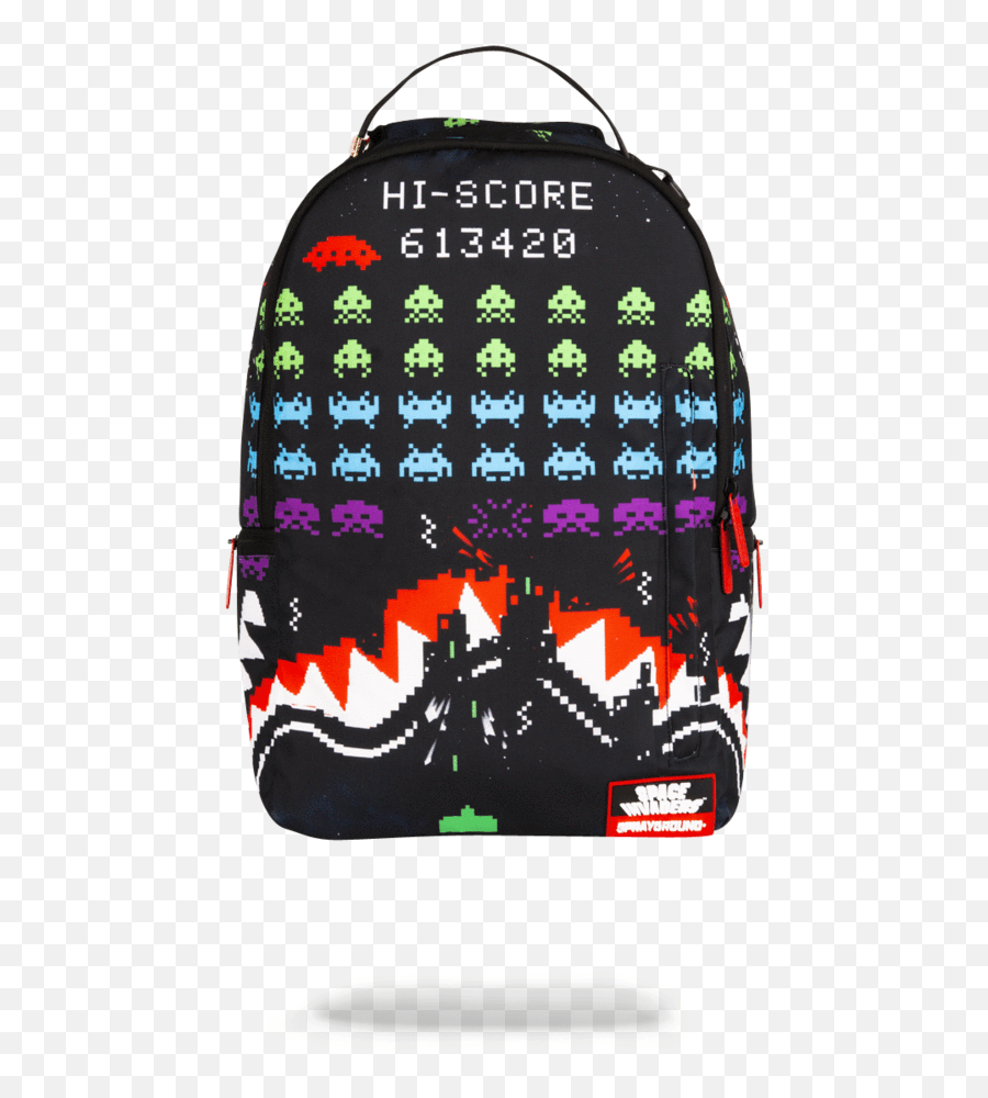 Space Invaders - Sprayground Backpacks For Sale For Girls Emoji,Emoji Backpacks For Sale
