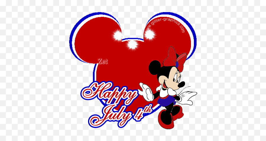 Minnie Mouse Pictures - Happy 4th Of July Minnie Mouse Emoji,Fourth Of July Animated Emoticons