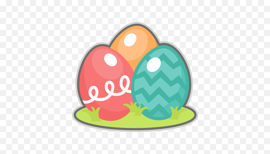 3 Eggs Clipart - Transparent Background Easter Egg Clipart Free Emoji,Easter Egg Emoticons For Android