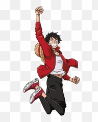 Pin - One Piece Luffy Run Emoji,Why Isnt There A Usopp Emoticon