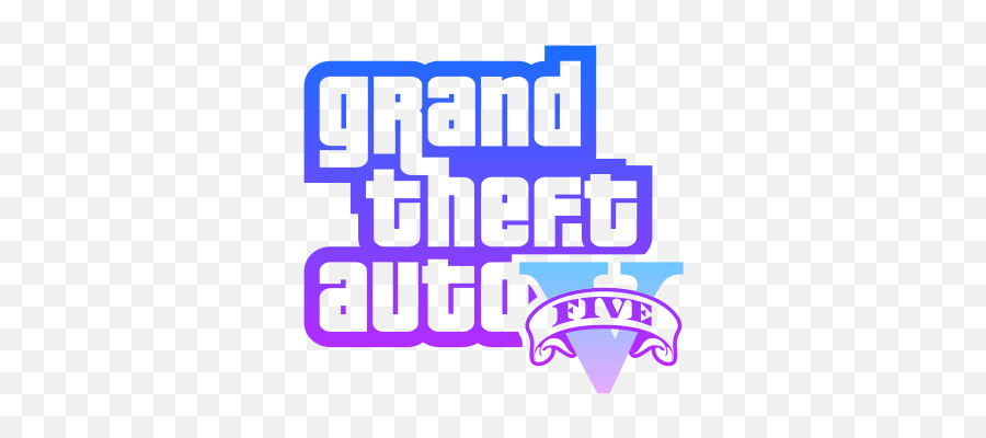 Grand Theft Auto V Icon In Gradient - Gta 5 Emoji,Gta V Emoji
