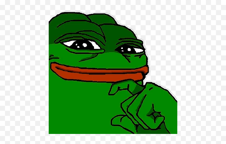 Frog Pepe Stickers For Telegram - Fictional Character Emoji,List Of Smug Emojis