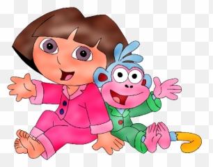 Dora 2nd Birthday On Dora The Explorer Map Invitation Clip - Doora Buji Images Hd Emoji,