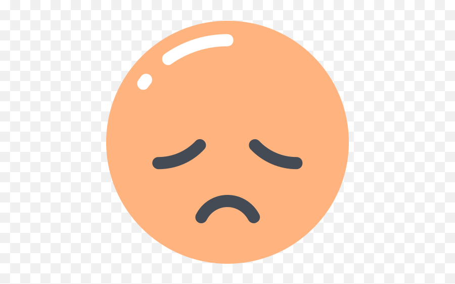 Pensive Face Emoji Free Icon Of E Face,Pensive Emoji