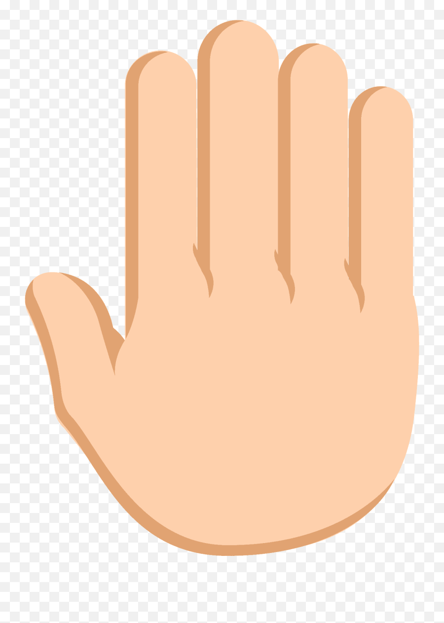 Raised Back Of Hand Emoji Clipart Free Download Transparent - Sign Language,Strange Emojis To Download