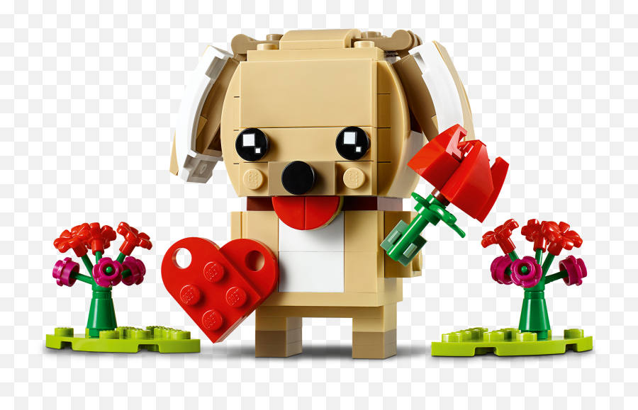 Valentines Puppy 40349 - Lego 40349 Emoji,Lego Dogs Emojis