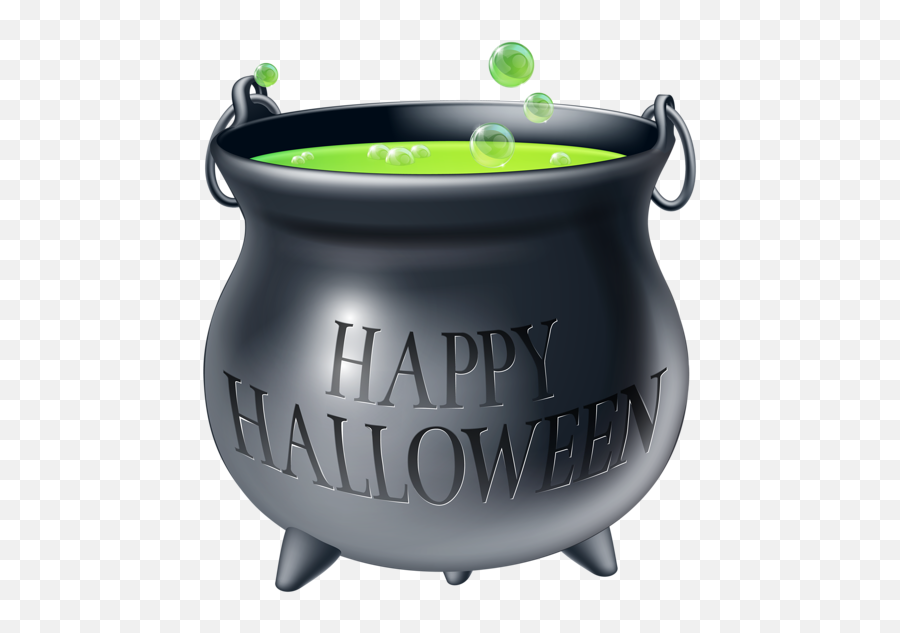 Happy Halloween Witch Cauldron Png Clipart Picture Png - Cauldron Halloween Emoji,Emoticon Witch Stirring Cauldron Gif