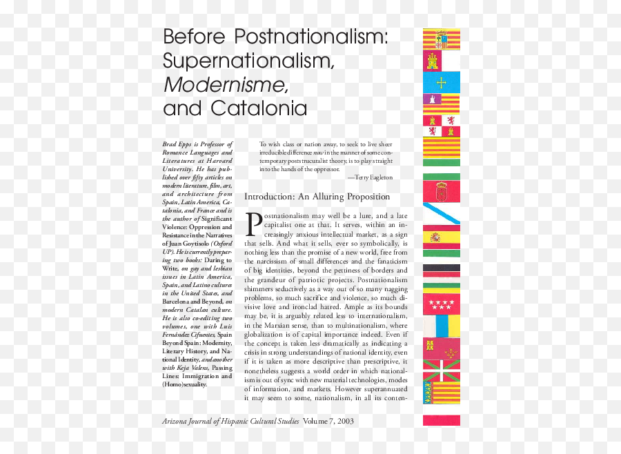 Pdf Before Postnationalism Supernationalism Modernisme - Document Emoji,Emotion Drid