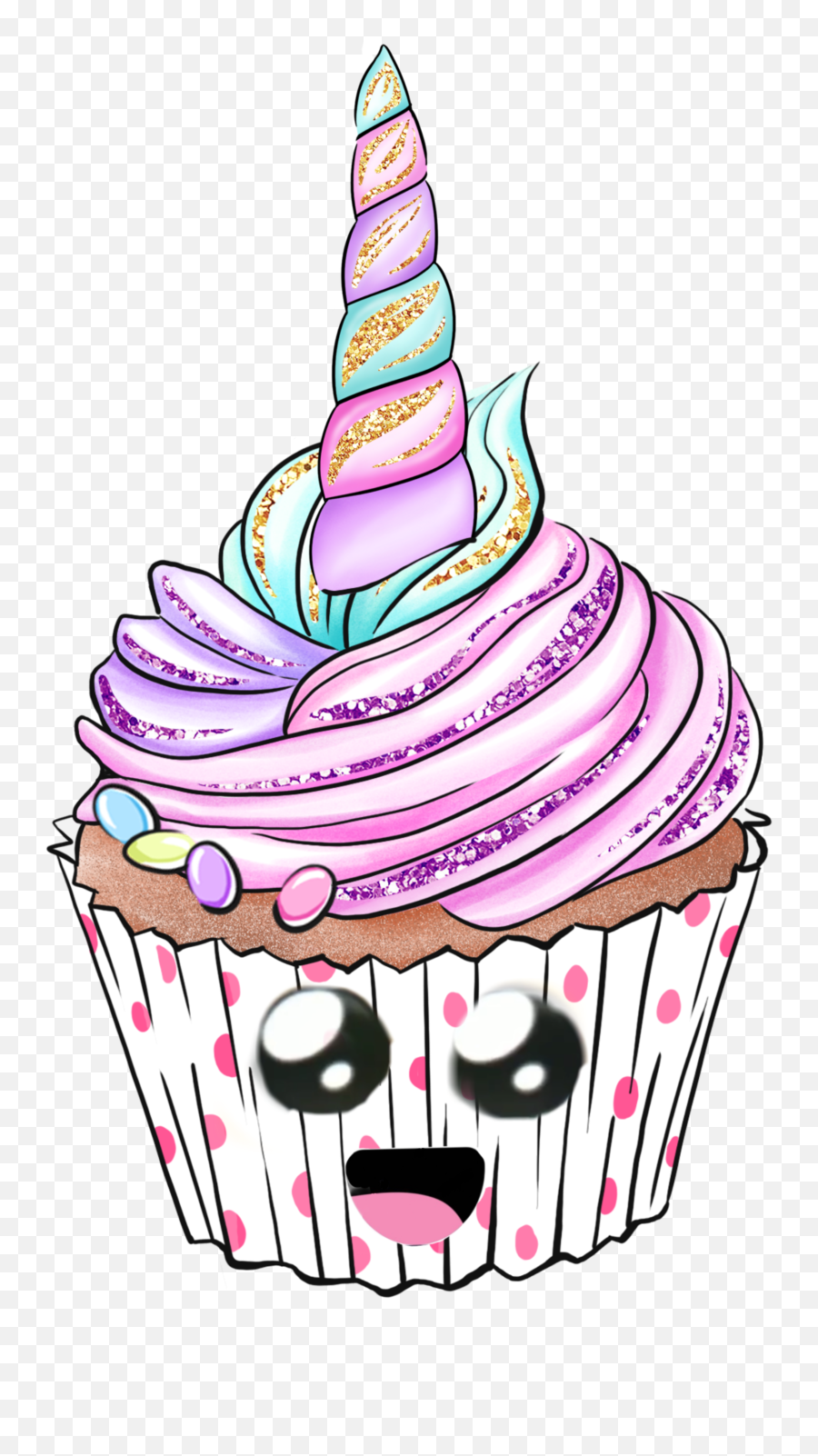 Discover Trending Cupcake Stickers Picsart - Dibujos De Reposteria A Lapiz Emoji,Is There A Cupcake Emoji