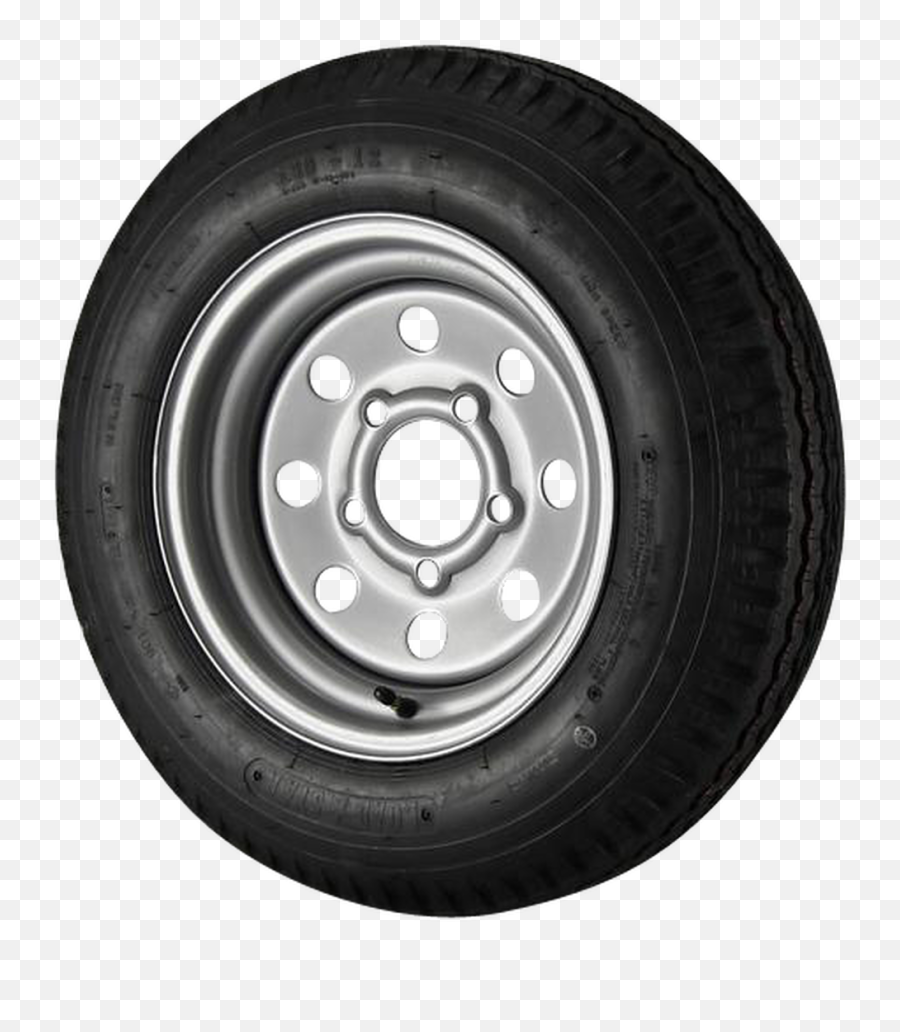 530x12 Loadstar Trailer Tire Lrc On 5 Bolt Silver Mod Wheel Emoji,Mod Ring Emotion Colors