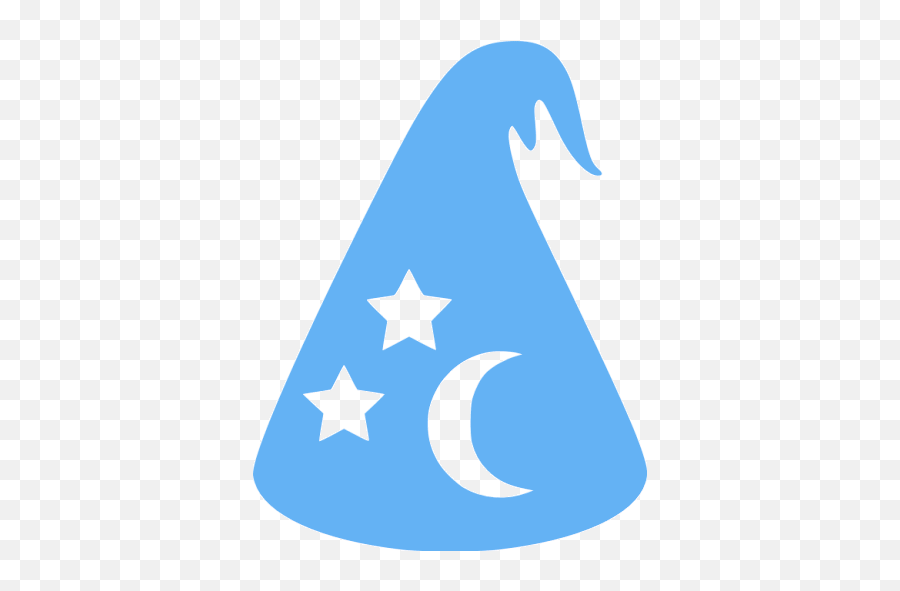 Tropical Blue Wizard Icon - Free Tropical Blue Halloween Icons Emoji,Crescent Star Emoticon