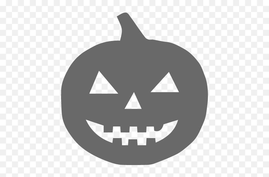 Dim Gray Halloween Pumpkin Icon - Free Dim Gray Halloween Icons Emoji,Copyright Free Halloween Emoticon