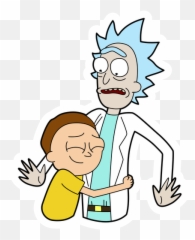 Rick And Morty Hugs Sticker - Sticker Mania Emoji,Hugs & Kisses Emoji