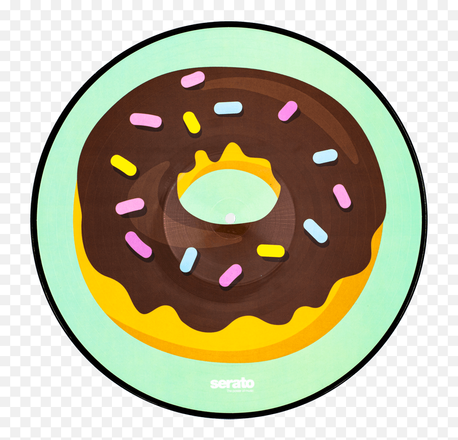 Serato 12 Control Emoji Series - 3 Donutheart Pair,Emojis Baking