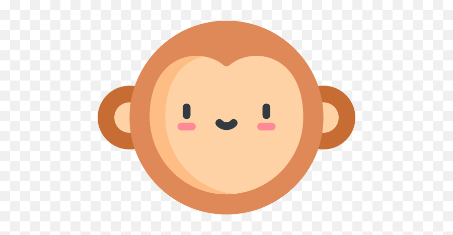 Monkey - Free Animals Icons Emoji,Monkey Mouth Covered Emoji