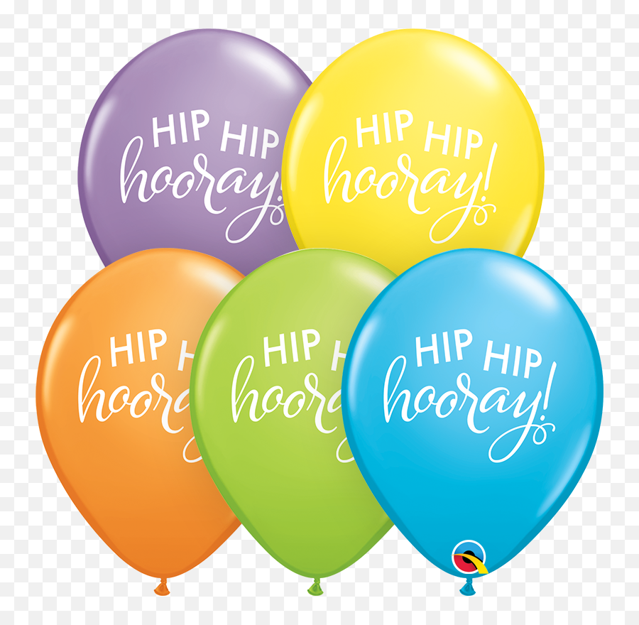 28cm Round Bright Pastel Assorted Simply Hip Hip Hooray 8826825 - Pack Of 25 Happy Birthday Latex Balloons Emoji,Emoji Party Supplies