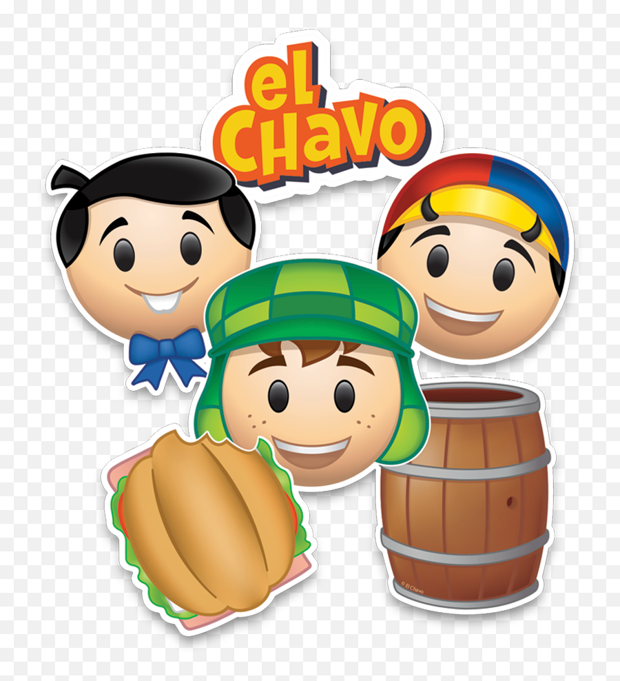 El Chavo Del 8 Emoji - Happy,El Emoji