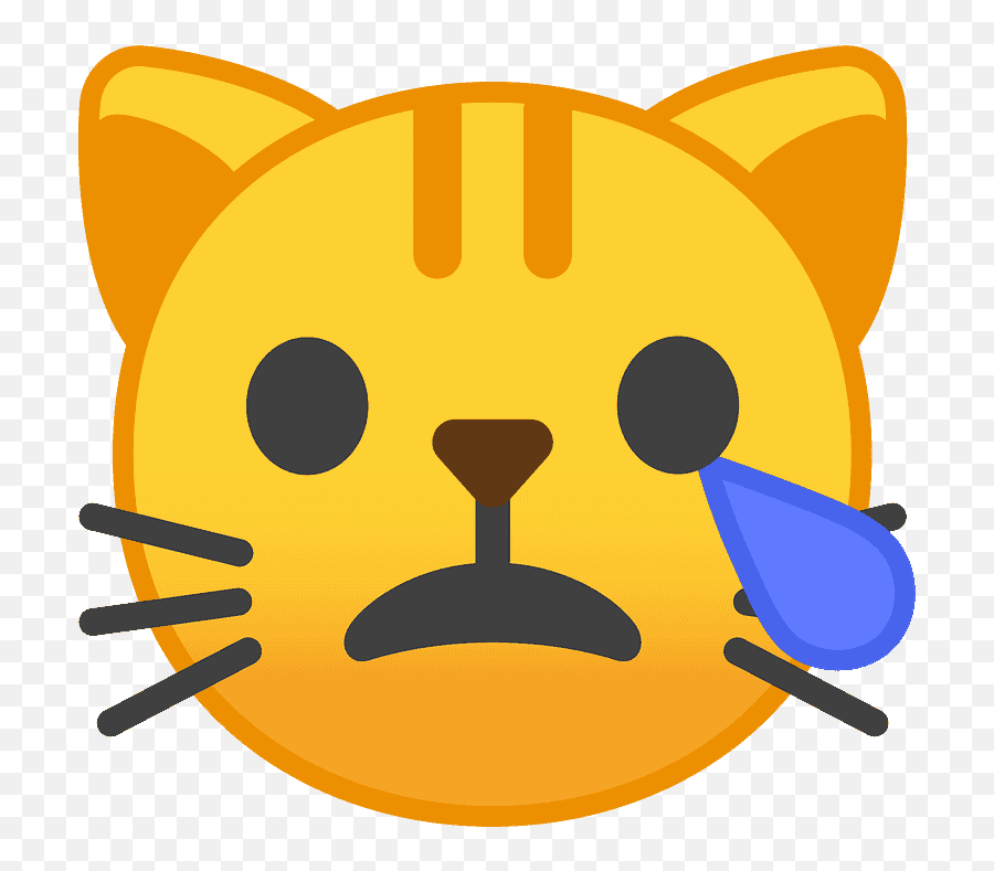 Crying Cat Emoji - Valley Of The Temples,Cat Emojis For Android