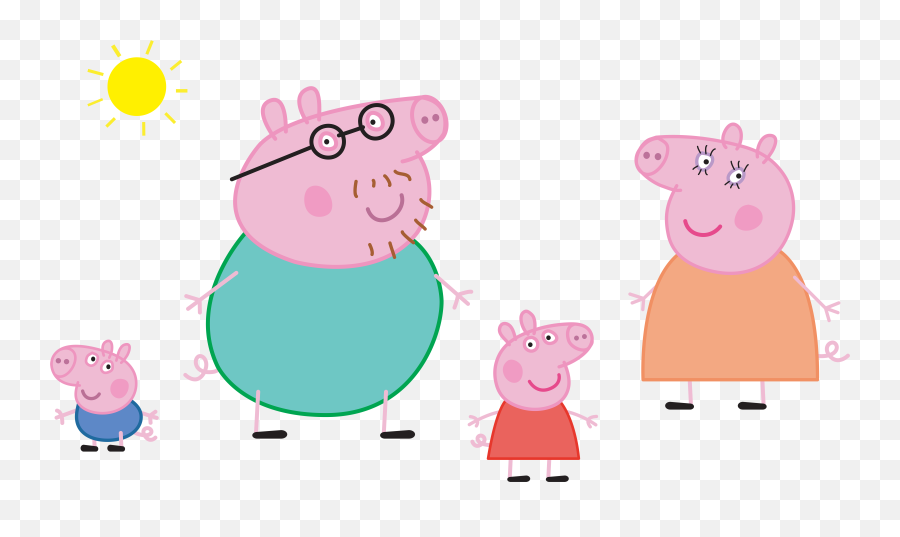 House Clipart Peppa Pig House Peppa - Peppa Pig Family Png Emoji,Peppa Pig Emoji