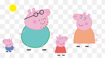 House Clipart Peppa Pig House Peppa - Peppa Pig Family Png Emoji,Peppa Pig Emoji