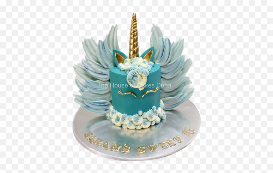 Girls Cakes Kids Birthday Cakes Dubai - Unicorn Cake With Wings Emoji,Emoji Cake Pop