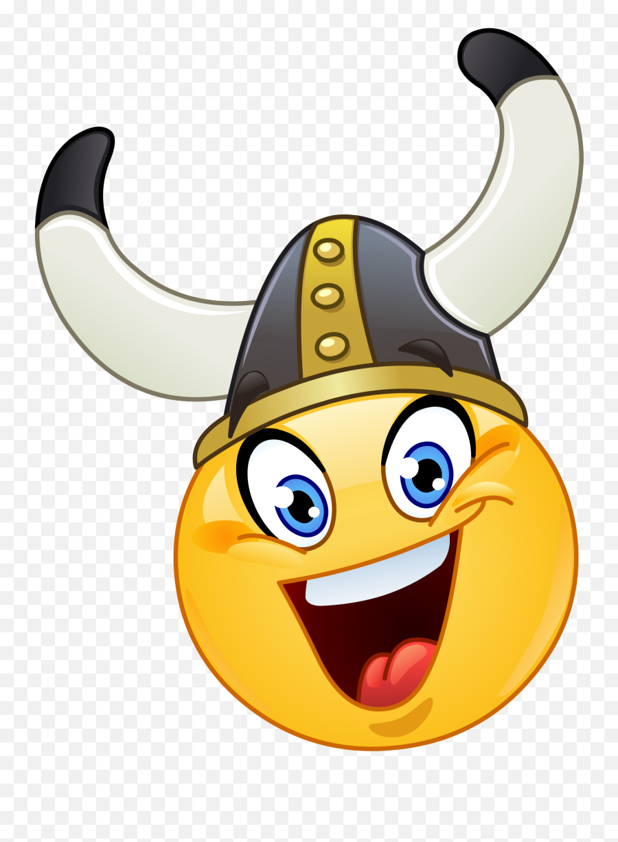 Viking Emoji Decal - Smiley Viking,Is There A Viking Emoji