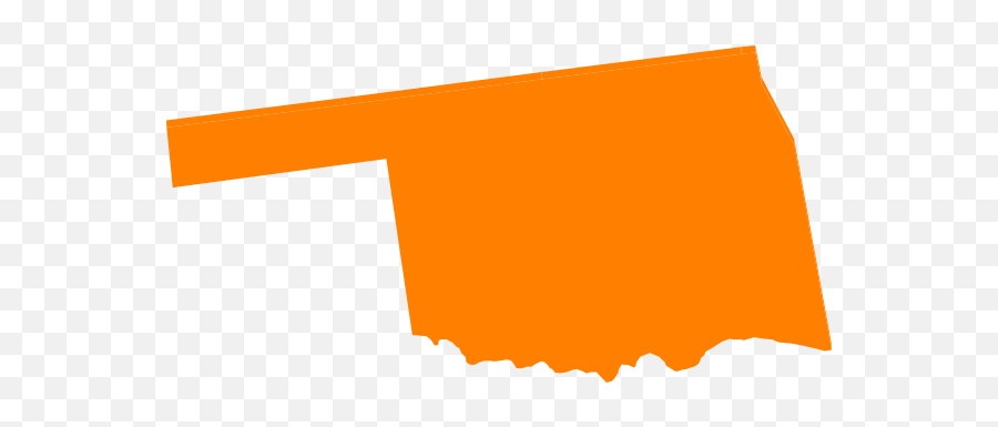 Oklahoma Flag - Orange State Of Oklahoma Outline Emoji,Oklahoma Flag Emoji