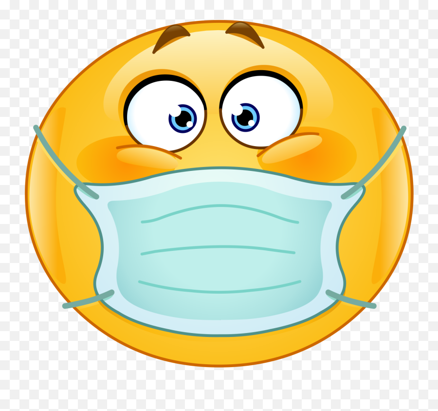 Germ Mask Emoji Decal - Stinker Smiley,Car Mask Emoji