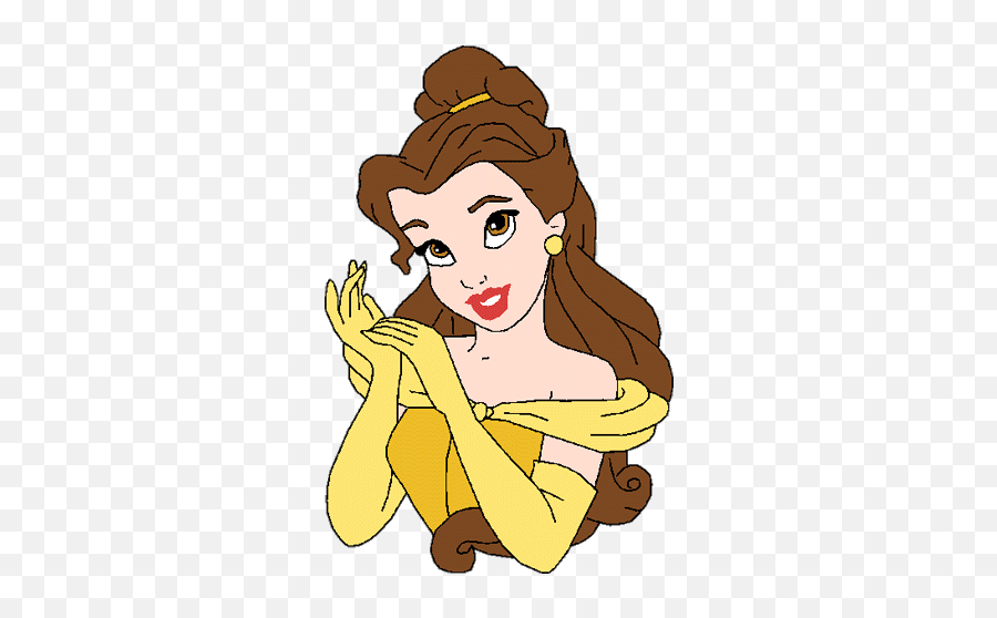 Belle Face Clip Art - Belle Face Clip Art Emoji,Disney Princess Emoji Quiz