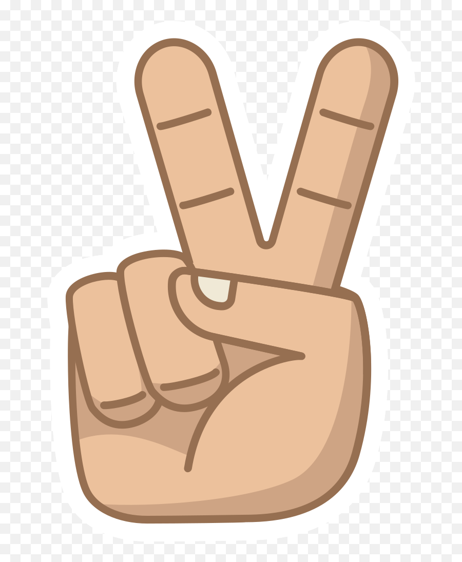 Free Peace Hand Gesture Png With Transparent Background - Peace Hand Png Emoji,Peace Emoji Transparent Background