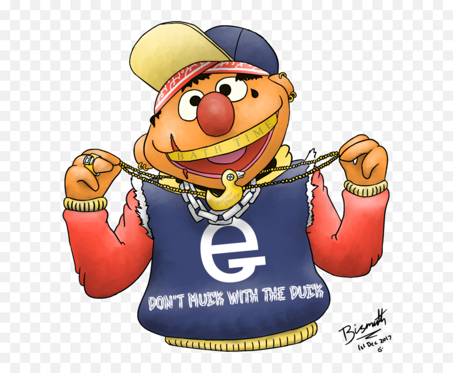 Ernie Gang Know Your Meme - Gangster Ernie Sesame Street Emoji,Ugandan Knuckles Emoji Discord
