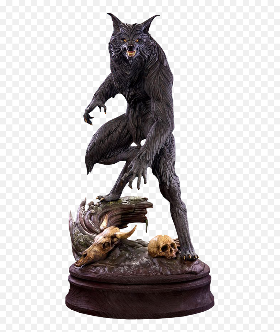 The Howling Statue - Howling Werewolf Statue Emoji,Emoticon Estatua Belalcazar