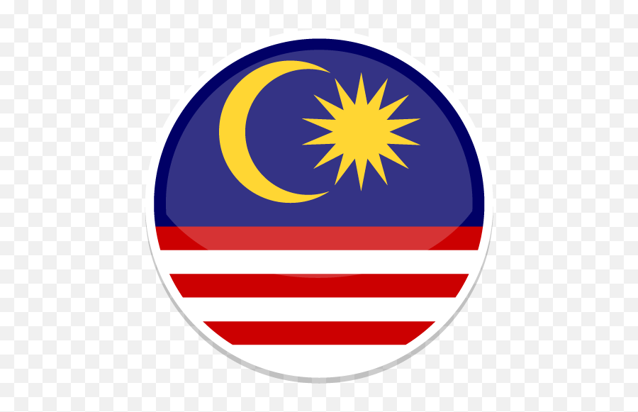 Malaysia Icon - Round Malaysia Flag Emoji,Thailand Flag Emoji