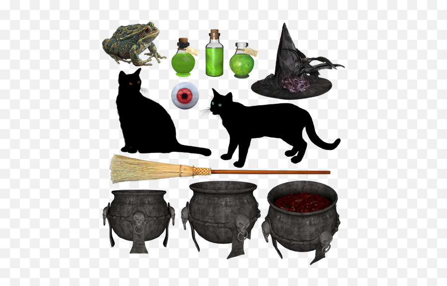 Free Photos Curse Search Download - Needpixcom Black Cat Green Eye Clipart Emoji,Witch Cauldron Emoticon