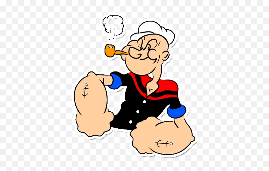 Popeye Stickers - Popeye Character Emoji,Cancel Popeye Emoji Movie