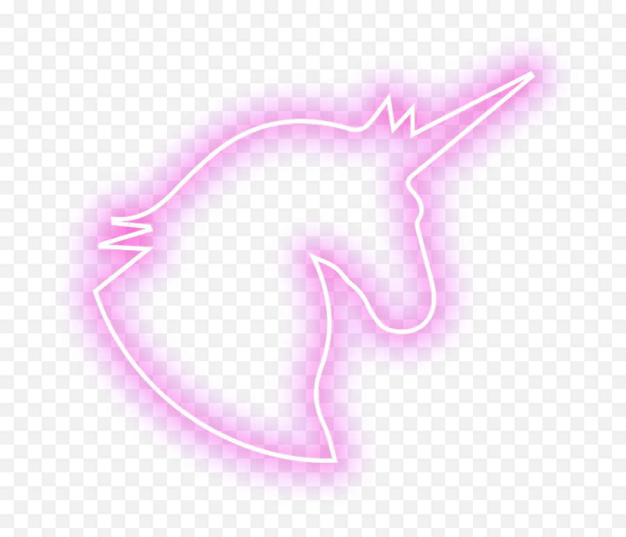Download Neon Emoji Library - Lavender Full Size Png Image Neon Pink Unicorn Png,Emojis Images Download