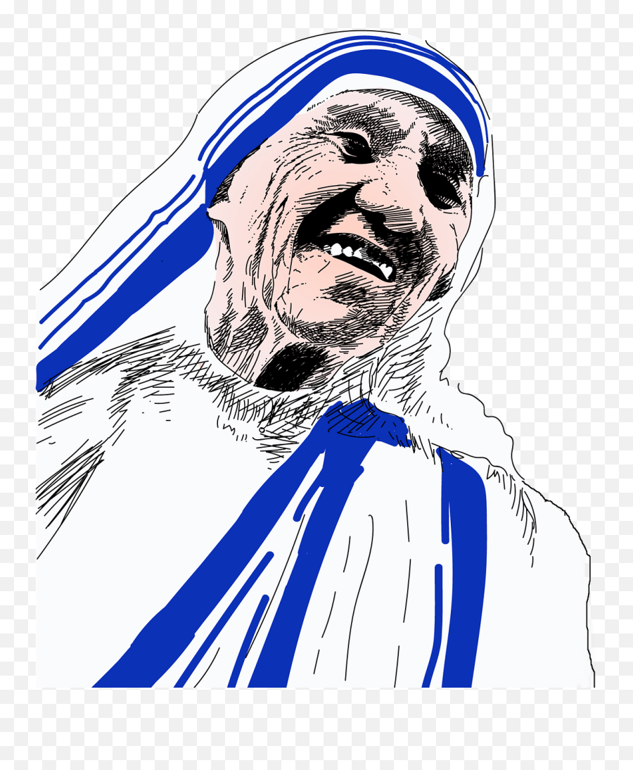 Mother Teresa Clipart - Mother Teresa Emoji,Christian Emoticons For Lg V30