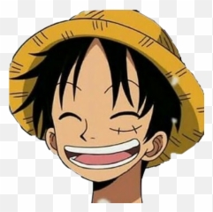 Luffy Onepiece Mugiwara Op Manga Anime - Smiling Luffy Png Transparent Emoji,Why Isnt There A Usopp Emoticon