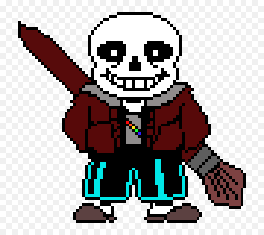 Pixel Art Gallery - Transparent Sans Battle Sprite Emoji,Sans Au Emotions