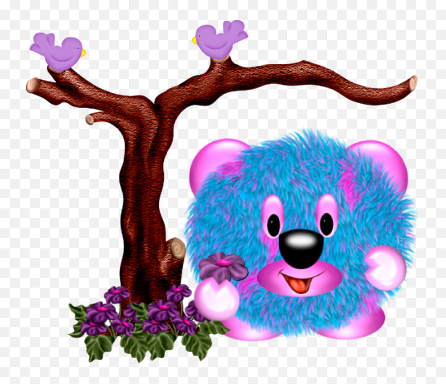Fuzzy Wuzzy Cartoon Monsters Little - Fuzzy Moon And Star Clipart With Transparent Background Emoji,Warm And Fuzzies Emoticon