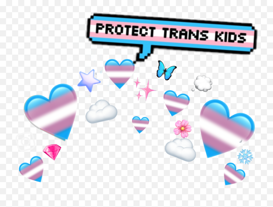 Transgender Sticker - Language Emoji,Talk To The Hand Emoji