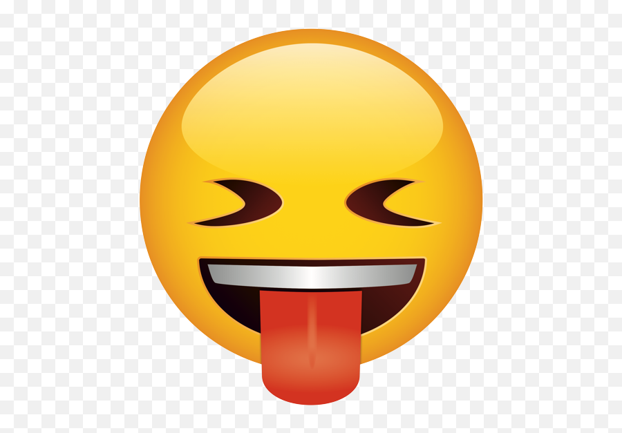Emoji U2013 The Official Brand Squinting Face With Tongue - Happy,Squinting Emoticon