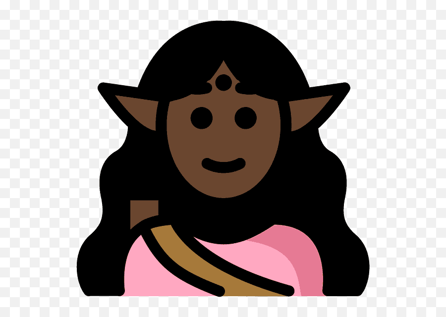 Woman Elf Emoji Clipart - Openmoji,Elf Emoji