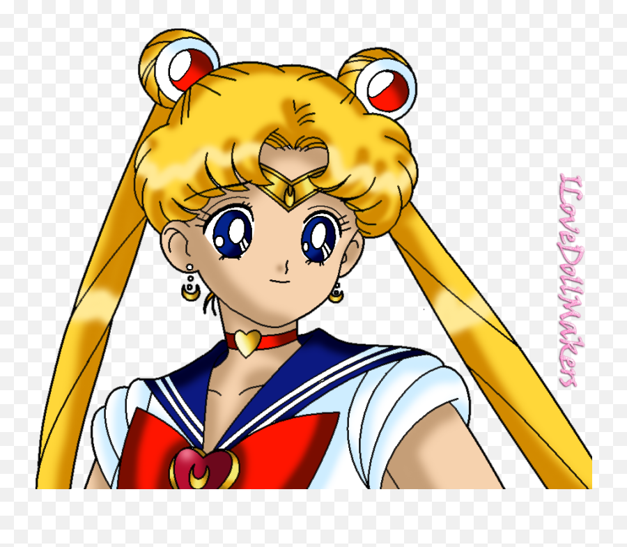 Clipart Moon Face Clipart Moon Face - Sailor Moon Face Png Emoji,Sailor Moon Emojis