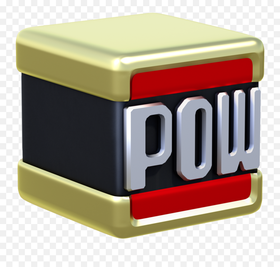 Pow Block - Super Mario Wiki The Mario Encyclopedia Emoji,Cactus Wizard Emoji Meaning