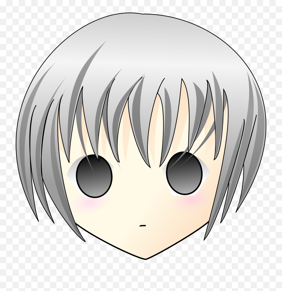 Anime Chibi Boy Face Clipart - Head Anime Chibi Boy Emoji,Chibi Emotions