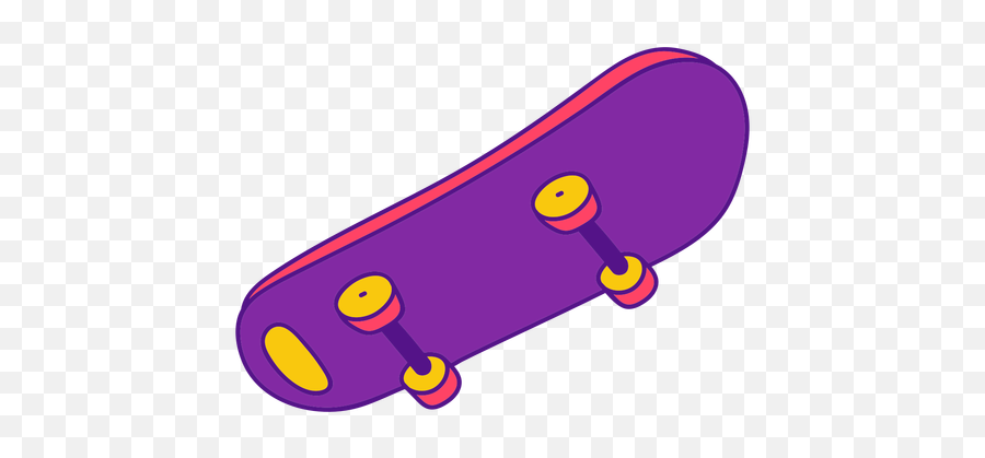 Violet Skateboard Color Stroke Transparent Png U0026 Svg Vector Emoji,Skating Emoji