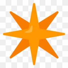 Eight - Pointed Star Emoji,Emoji Stars Gray
