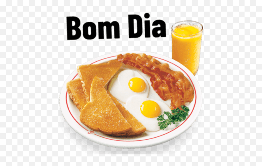 Bom Dia Emoji,Bacon And Eggs Emoji