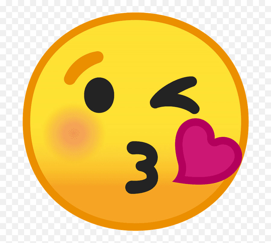 Face Blowing A Kiss Emoji Meaning - Blow A Kiss Emoji Png,Kiss Emoji